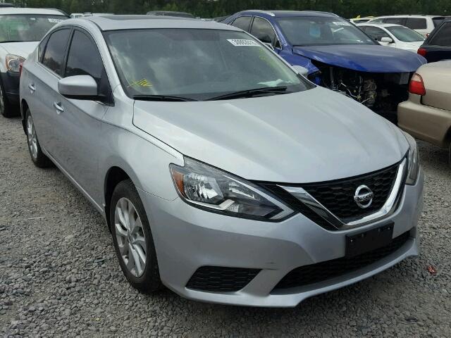 3N1AB7AP5HY271417 - 2017 NISSAN SENTRA SILVER photo 1