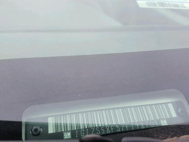 1G1ZS58F37F198709 - 2007 CHEVROLET MALIBU LS თეთრი ფოტო 10