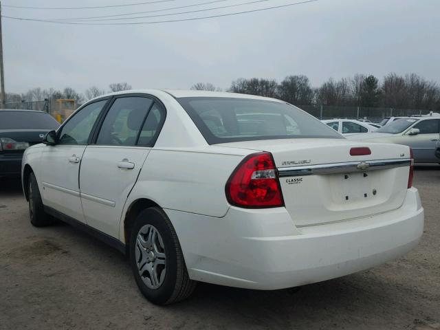 1G1ZS58F37F198709 - 2007 CHEVROLET MALIBU LS თეთრი ფოტო 3