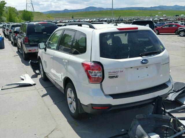 JF2SJAFC0FH514343 - 2015 SUBARU FORESTER 2 WHITE photo 3