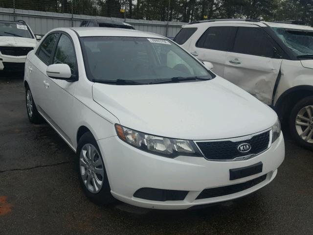 KNAFU4A23D5727337 - 2013 KIA FORTE EX WHITE photo 1