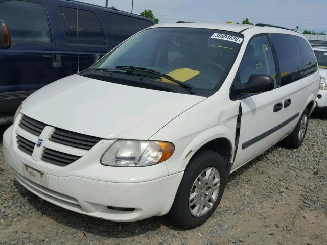 1D4GP24R56B618770 - 2006 DODGE GRAND CARA WHITE photo 2