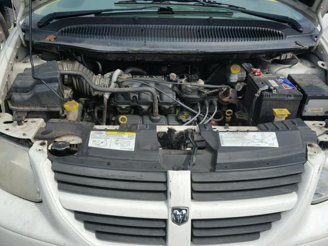 1D4GP24R56B618770 - 2006 DODGE GRAND CARA WHITE photo 7