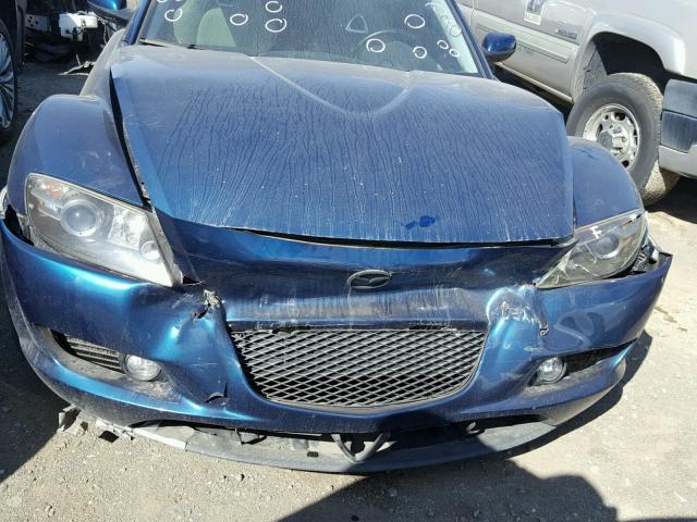 JM1FE173670209500 - 2007 MAZDA RX8 BLUE photo 7