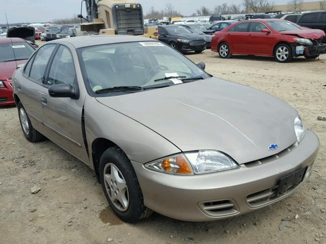 1G1JC524617144016 - 2001 CHEVROLET CAVALIER B TAN photo 1