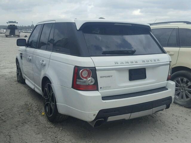 SALSF2D49DA768584 - 2013 LAND ROVER RANGE ROVE WHITE photo 3