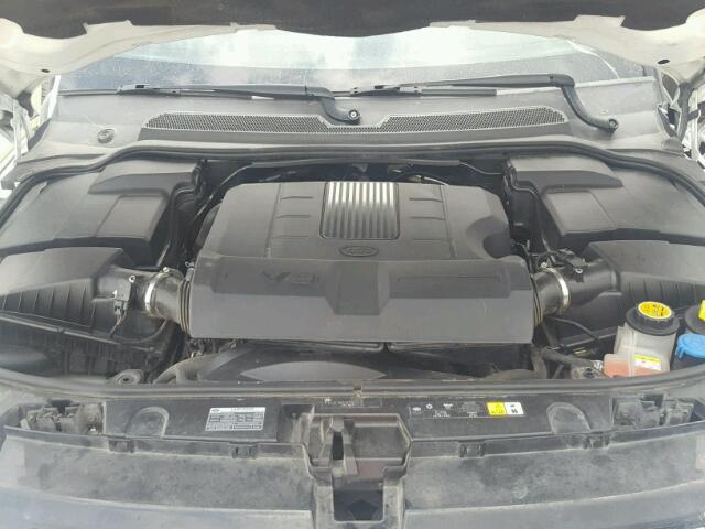 SALSF2D49DA768584 - 2013 LAND ROVER RANGE ROVE WHITE photo 7