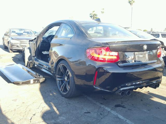 WBS1H9C54GV786285 - 2016 BMW M2 BLACK photo 3