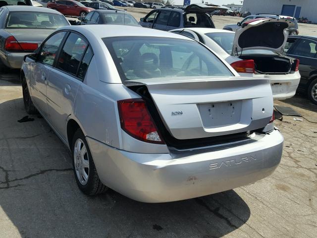 1G8AJ52F04Z169947 - 2004 SATURN ION LEVEL SILVER photo 3