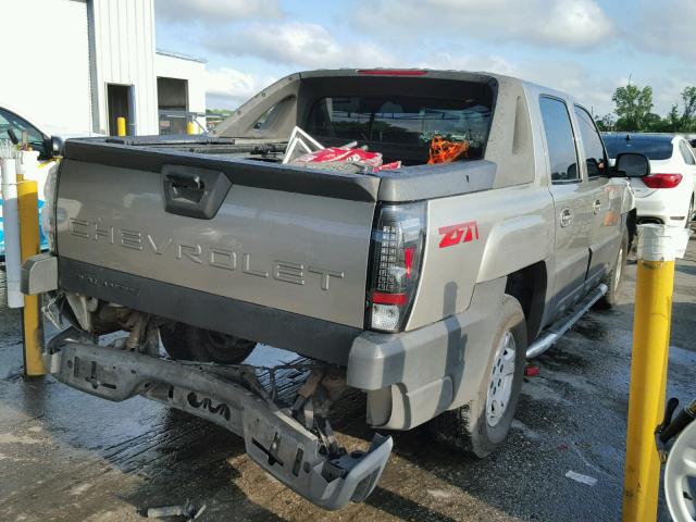 3GNEK13TX3G148143 - 2003 CHEVROLET AVALANCHE BEIGE photo 4