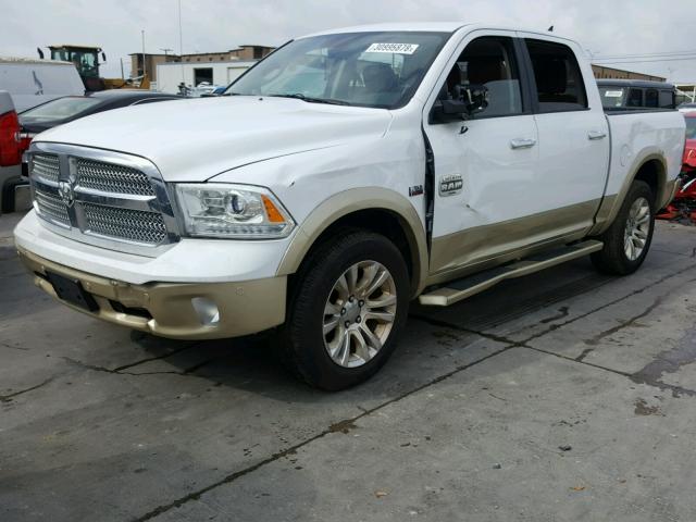 1C6RR7PT3ES341322 - 2014 RAM 1500 LONGH WHITE photo 2