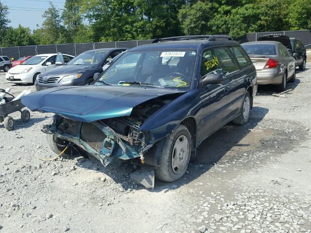 4S3BK425XX7309270 - 1999 SUBARU LEGACY BRI GREEN photo 2