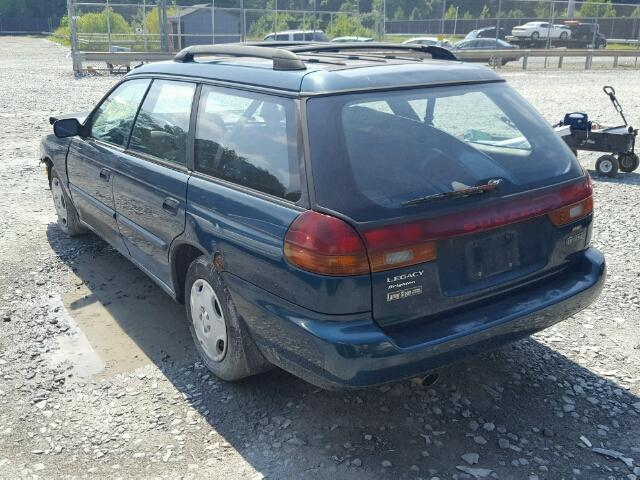 4S3BK425XX7309270 - 1999 SUBARU LEGACY BRI GREEN photo 3