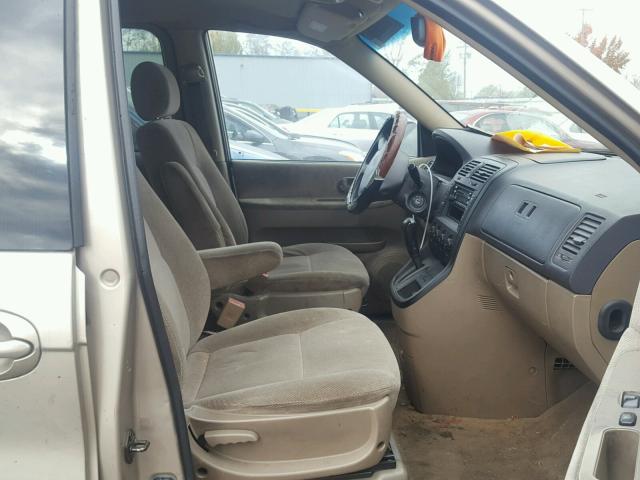 KNDUP131736454464 - 2003 KIA SEDONA EX BEIGE photo 5