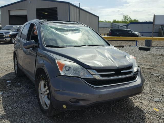 5J6RE3H77BL049896 - 2011 HONDA CR-V EXL GRAY photo 1