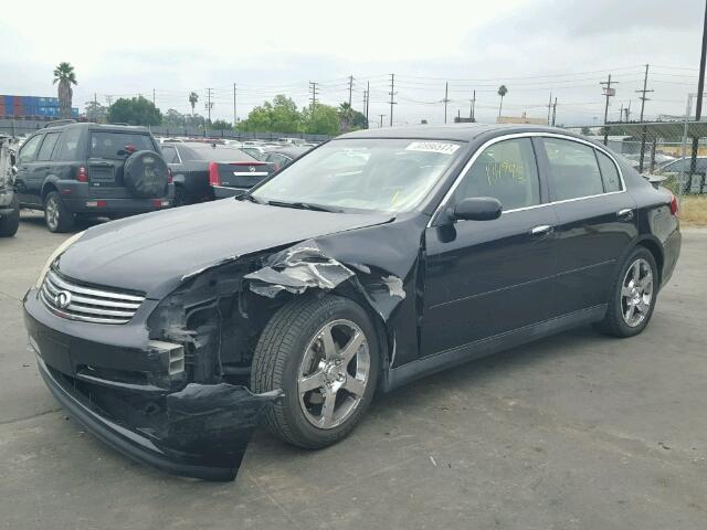 JNKCV51E43M325767 - 2003 INFINITI G35 BLACK photo 2