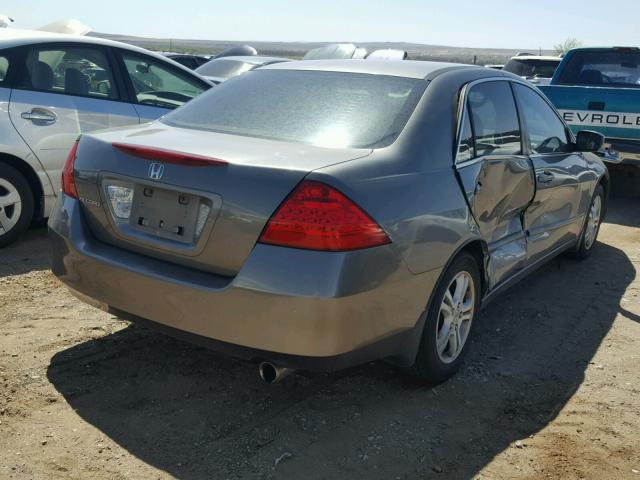 1HGCM55787A118758 - 2007 HONDA ACCORD EX CHARCOAL photo 4