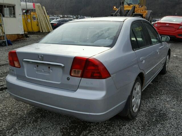 2HGES26892H531092 - 2002 HONDA CIVIC EX GRAY photo 4