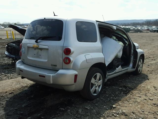 3GNBAADBXAS538133 - 2010 CHEVROLET HHR LS SILVER photo 4
