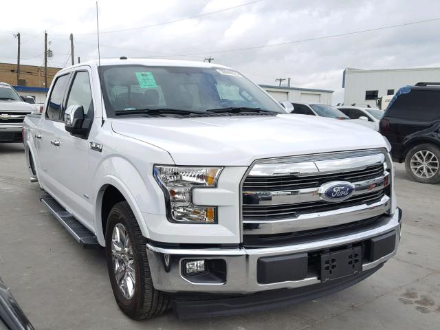 1FTEW1CP4HKC80704 - 2017 FORD F150 SUPER WHITE photo 1