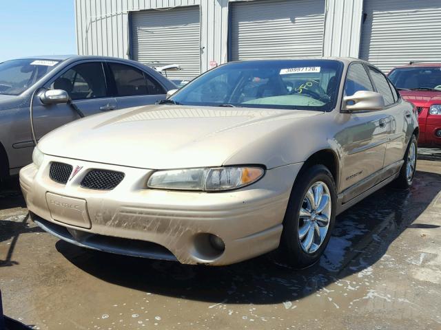 1G2WP52K21F244964 - 2001 PONTIAC GRAND PRIX GOLD photo 2