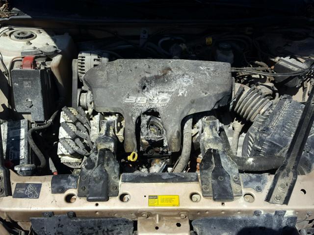 1G2WP52K21F244964 - 2001 PONTIAC GRAND PRIX GOLD photo 7