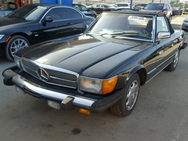 WDBBA45AXDB024085 - 1983 MERCEDES-BENZ 380 SL BLACK photo 2