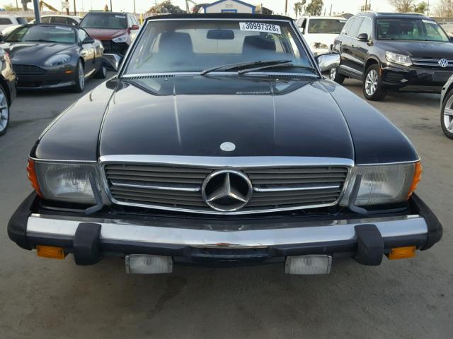 WDBBA45AXDB024085 - 1983 MERCEDES-BENZ 380 SL BLACK photo 9