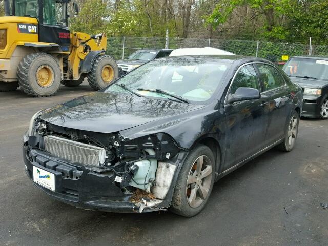 1G1ZC5E12BF241547 - 2011 CHEVROLET MALIBU 1LT BLACK photo 2