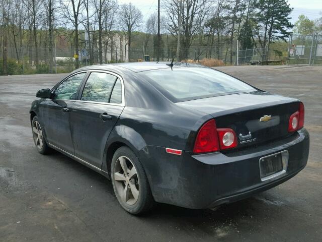 1G1ZC5E12BF241547 - 2011 CHEVROLET MALIBU 1LT BLACK photo 3