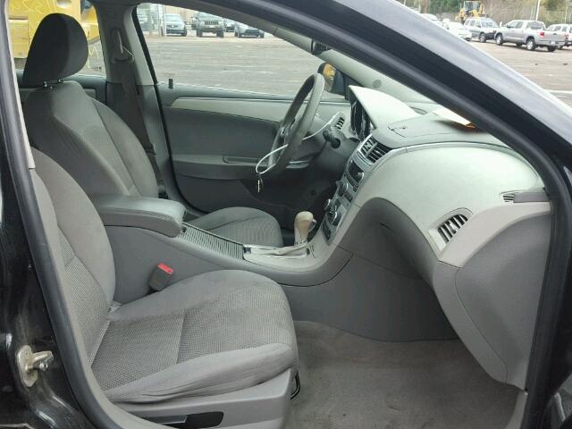 1G1ZC5E12BF241547 - 2011 CHEVROLET MALIBU 1LT BLACK photo 5