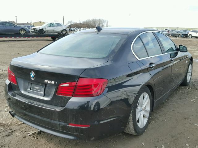 WBAXH5C55CDW07906 - 2012 BMW 528 XI BLACK photo 4