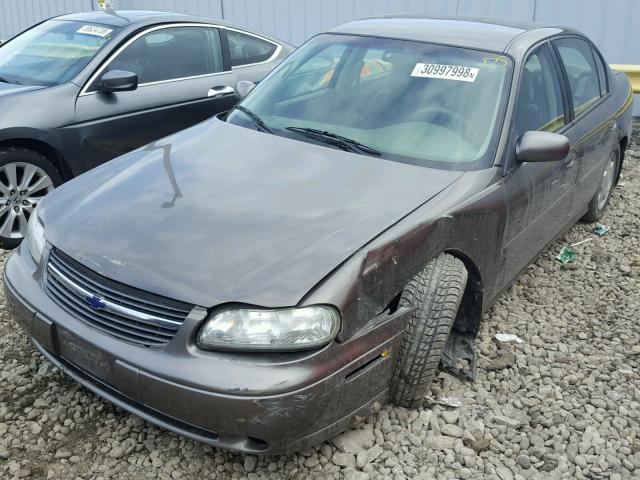 1G1NE52J3Y6211947 - 2000 CHEVROLET MALIBU LS ნაცრისფერი ფოტო 2