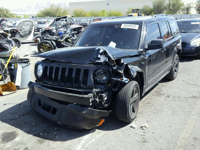 1C4NJPBA0FD430159 - 2015 JEEP PATRIOT SP BLACK photo 2