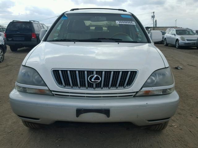 JTJHF10U510169259 - 2001 LEXUS RX 300 WHITE photo 9