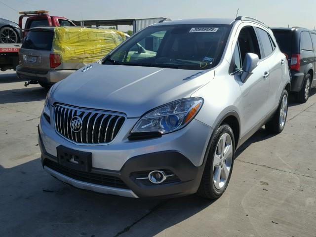 KL4CJCSB2FB033583 - 2015 BUICK ENCORE SILVER photo 2