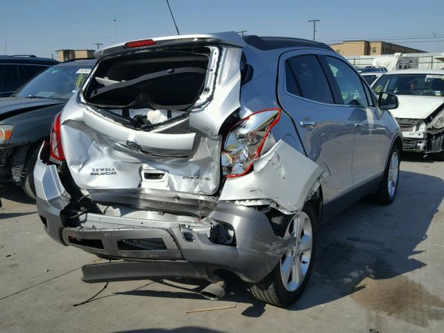 KL4CJCSB2FB033583 - 2015 BUICK ENCORE SILVER photo 4