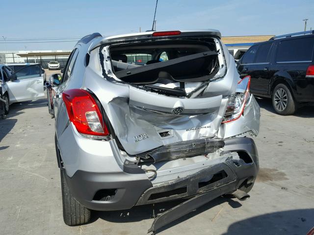 KL4CJCSB2FB033583 - 2015 BUICK ENCORE SILVER photo 9