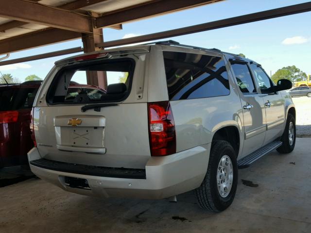 1GNSCJE06DR182908 - 2013 CHEVROLET SUBURBAN C BEIGE photo 4