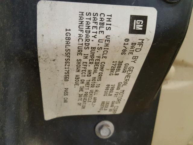 1G8AL55F56Z175560 - 2006 SATURN ION LEVEL GOLD photo 10