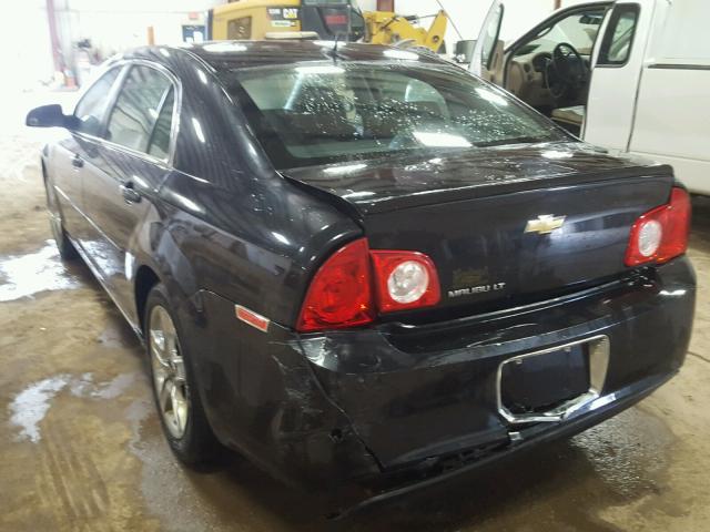 1G1ZC5EB3AF170043 - 2010 CHEVROLET MALIBU 1LT 黑色 照片 3
