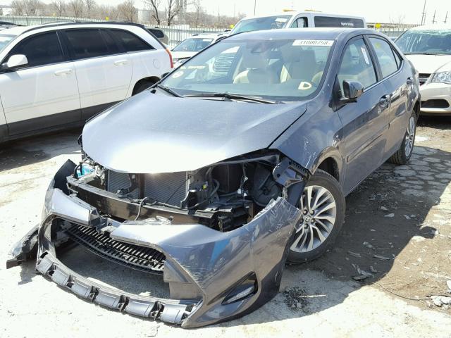 5YFBPRHE9HP564451 - 2017 TOYOTA COROLLA LE 蓝色 照片 2