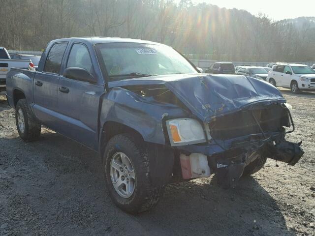 1D7HE28K76S668984 - 2006 DODGE DAKOTA QUA BLUE photo 1