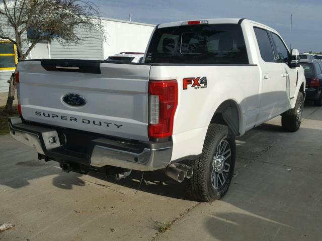 1FT7W2BT4HEC20336 - 2017 FORD F250 SUPER WHITE photo 4