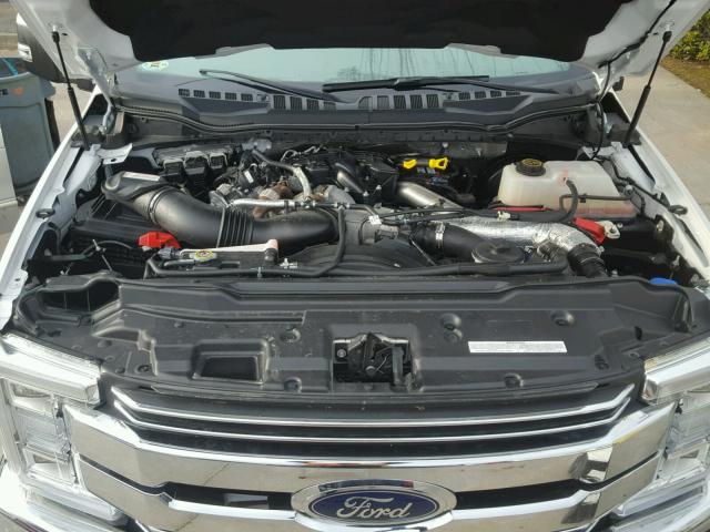 1FT7W2BT4HEC20336 - 2017 FORD F250 SUPER WHITE photo 7