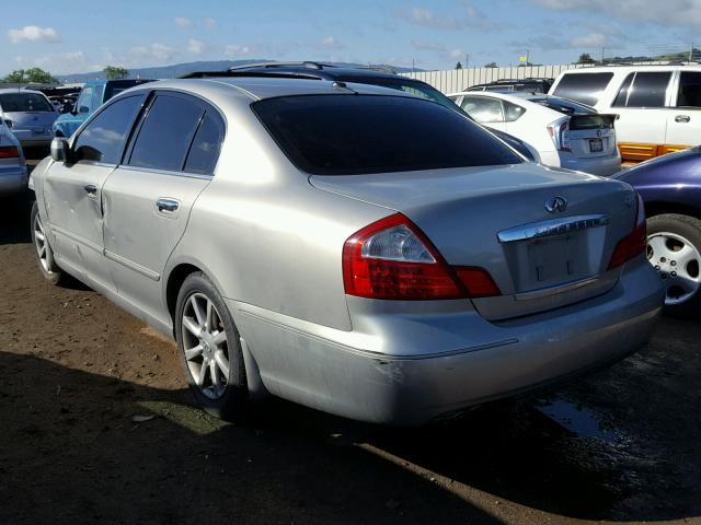 JNKBF01A65M101721 - 2005 INFINITI Q45 SILVER photo 3