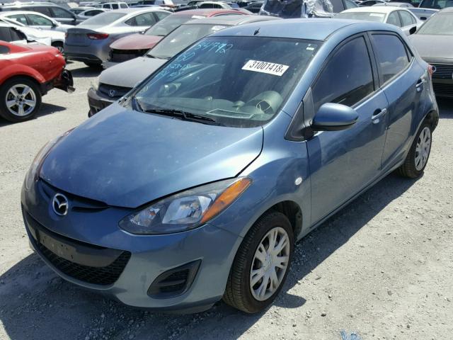 JM1DE1KZ6E0173601 - 2014 MAZDA MAZDA2 SPO 蓝色 照片 2