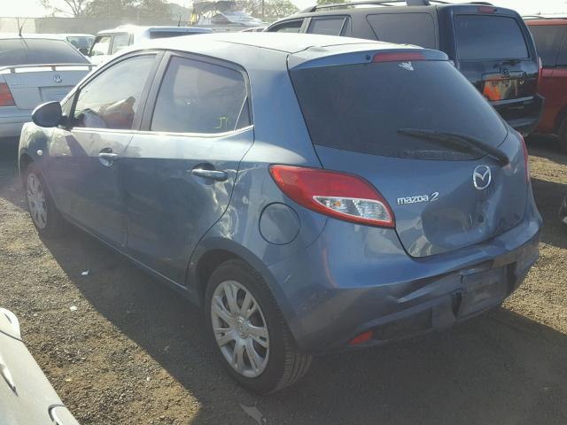 JM1DE1KZ6E0173601 - 2014 MAZDA MAZDA2 SPO 蓝色 照片 3