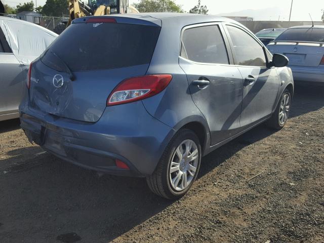 JM1DE1KZ6E0173601 - 2014 MAZDA MAZDA2 SPO 蓝色 照片 4