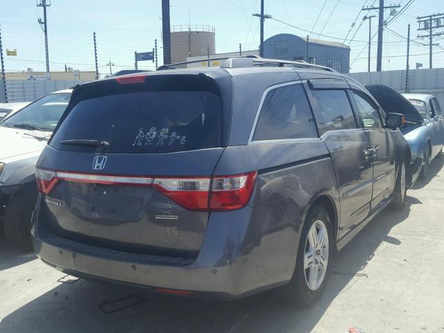 5FNRL5H92BB015330 - 2011 HONDA ODYSSEY TO SILVER photo 4